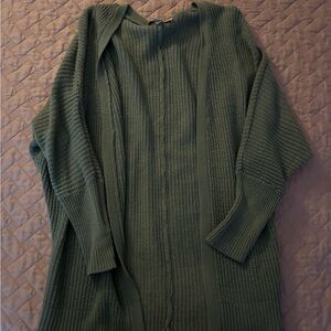 Love Women's Olive Cardigan Sweater
